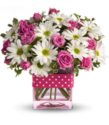 Teleflora's Polka Dots and Posies from Gilmore's Flower Shop in East Providence, RI